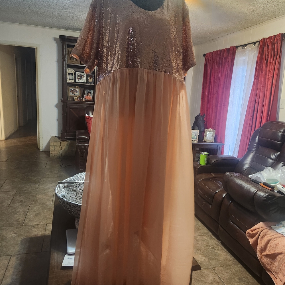 5 X Sparkling Sequin Maxi Dress Gown